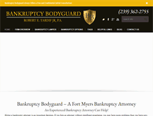 Tablet Screenshot of bankruptcybodyguard.net